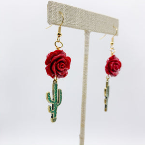 Cactus Love in Deep Red