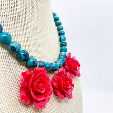 Load image into Gallery viewer, Las Marias in Turquoise and Red