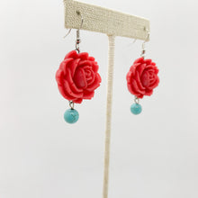 Load image into Gallery viewer, La Chica in Turquoise and Red